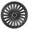 Set 4 capace roti pentru SsangYong, model Joy Black, R15