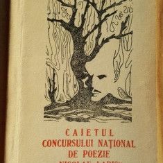 Caietul concursului national de poezie Nicolae Labis