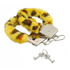 Catuse din Metal Acoperite cu Blana Leopard foto