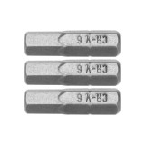 Cumpara ieftin Set 3 biti 1/4 h6 x 25mm Sthor 65504