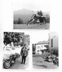 B2356 Lot 3 poze motocicleta Romania 1966 foto