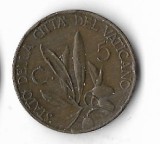 Moneda 5 centesimi 1931 - Vatican