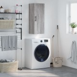 vidaXL Dulap montat pe perete, gri sonoma, 34,5x34x90 cm