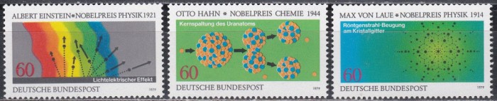Germania 1979 - C&acirc;știgători ai Premiului Nobel, MNH