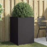 Cumpara ieftin Jardinieră, negru, 52x48x75 cm, oțel