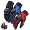 Manusi Moto Scuter Pro Biker cu Touch - Albastru M - L