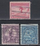 SUA 1948 - Jocurile Olimpice de iarnă - Lake Placid și Jocurile Olimpice - Los Angeles, 2 Serii, Stampilat