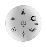 Cumpara ieftin Disc de ştampilare cu ornamente B22, INGINAILS