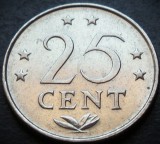 Cumpara ieftin Moneda exotica 25 CENTI - ANTILELE OLANDEZE (Caraibe), anul 1978 * cod 4546, America Centrala si de Sud