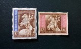 Serie Completă 2 Timbre Germania Al Treilea Reich 1942 Congresul Poștal European Viena Neștampilat - A007