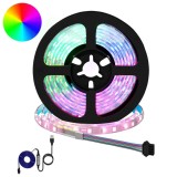 Cumpara ieftin Banda LED 2 buc. Negru si transparent Cupru si Plastic