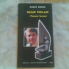 Ioan Tolan-poezia formei-Sabin Bodea