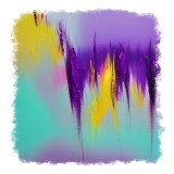 Cumpara ieftin Sticker decorativ Abstract, Multicolor, 55 cm, 11353ST, Oem