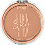 Trend !t up Silk&#039;n Sun Glow pudră bronzantă Nr.020, 9 g