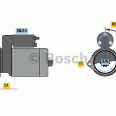 Starter SUBARU IMPREZA Hatchback (GR, GH, G3) (2007 - 2016) BOSCH 0 986 023 470