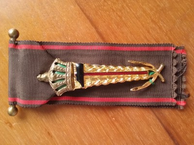 Belgia Insigna acordata celor care au fost decorati cu medalia muncii RARA foto