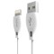 Cablu Date &amp; Incarcare 2.1A APPLE Lightning (Alb) 2m Dudao L4L