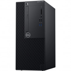 Sistem Desktop PC Dell OptiPlex 3060 MT cu procesor Intel? Core? i3-8100 3.6GHz Coffee Lake, GMA UHD 630, 4GB DDR4, 256GB SSD, Ubuntu, NBD, Mouse + Ta foto