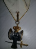 Maestru MASON,colan Masonic Marii Loji Unite din Anglia,tesatura AUR/Aurita, Yato