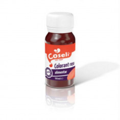 Colorant Alimentar Rosu COSELI, 50ml, Colorant Rosu, Colorant Rosu pentru Mancare, Colorant Coseli, Colorant pentru Patiserie, Colorant Rosu pentru De