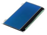Afişaj LCD alfanumeric 20x4 albastru 66x38 mm