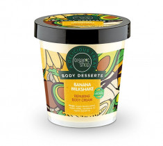 Crema de corp delicioasa Banana Milkshake, 450 ml - Organic Shop Body Desserts foto