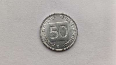 Slovenia -50 Stotinov 1996 UNC foto