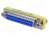 Adaptor din ambele par&amp;#355;i, D-Sub 25pin mama, CONNFLY - DS1082-02-25F8LNDS