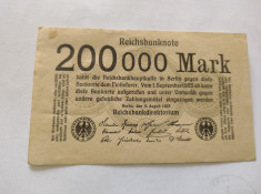 Bancnota 200000 Mark 1923 Germania foto