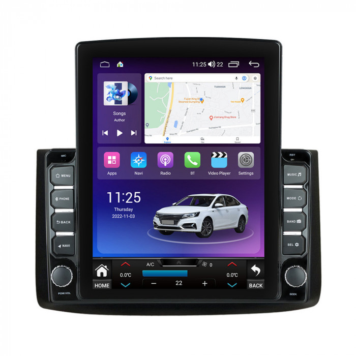 Navigatie dedicata cu Android Chevrolet Kalos 2006 - 2011, 8GB RAM, Radio GPS