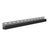 Profil margine J Vox SV-15 pentru lambriu exterior, PVC, graphite, 3.05 m