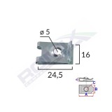 Clips Metalic Fixare Pentru Audi/Bmw Si Universal Set 10 Buc 133665 16309-RMX