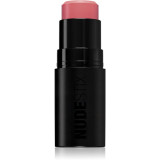 Nudestix Nudies Matte + Glow Core machiaj multifuncțional pentru ochi, buze și față culoare Pink Ice 6 g