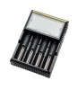 Incarcator universal acumulatori x4 LCD 100-240V 12V NITECORE