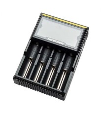 Incarcator universal acumulatori x4 LCD 100-240V 12V NITECORE