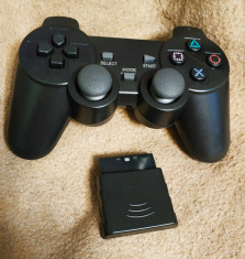 Controller/maneta/telecomanda wireless(fara fir), pentru PS2, nou! Dualshock! foto
