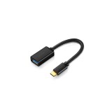 Ugreen Cablu convertor USB la USB tip C 3.0 OTG - negru (30701)