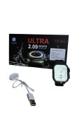 Ceas Smart Premium cu Display 2.01 Inch, Ritm Cardiac, Tensiune, Oxigen, Bluetooth, Rezistent la Apa, Corp din Aliaj de Zinc, Monitorizare Sanatate, F