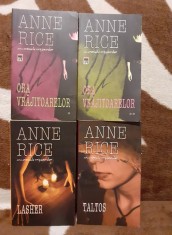 ORA VRAJITOARELOR/LASHER/TALTOS (CICLUL CRONICILE VRAJITOARELOR)-ANNE RICE (4 VOL)