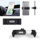 Suport Auto Universal Telefon, Prindere Grila Ventilatie, Rotire 360, Reglabil, Negru, 5.7-8.4cm