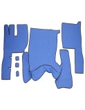 Set Covorase Piele Ecologica Truck Umbrella Pentru Volvo Fh12 2005-2011 Cutie Manuala Albastru Tip 1