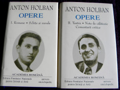 Anton Holban - Opere (2 vol) Romane, Teatru, Nuvele, editie lux Academia Romana foto