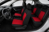 Cumpara ieftin Huse Scaune Auto Dacia Logan I (2004-2012) Rosii - Set Complet Textil, Compatibil Logan 1