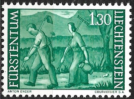 B0954 - Lichtenstein 1964 - Uzuale neuzat,perfecta stare