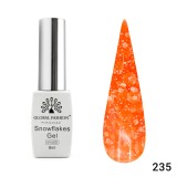 Oja semipermanenta Snowflakes 8ml, 235