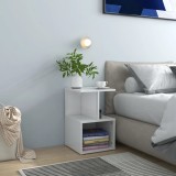 Dulap lateral, alb extra lucios, 35x35x55 cm, PAL