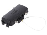 Capac protec&Aring;&pound;ie HARTING Han&Acirc;&reg; B dimensiune 16B aliaj aluminiu negru