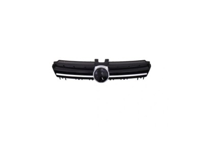 Grila radiator Volkswagen Golf Vii (5k), 10.2012-, model: R, montare fata, negru, nichel, RapidAuto foto