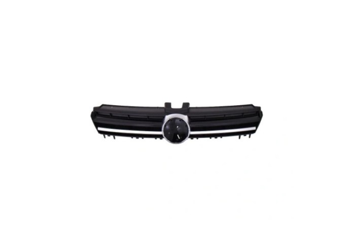 Grila radiator Volkswagen Golf Vii (5k), 10.2012-, model: R, montare fata, negru, nichel, RapidAuto