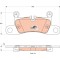 TRW GDB1875 COTEC set placute frana,frana disc